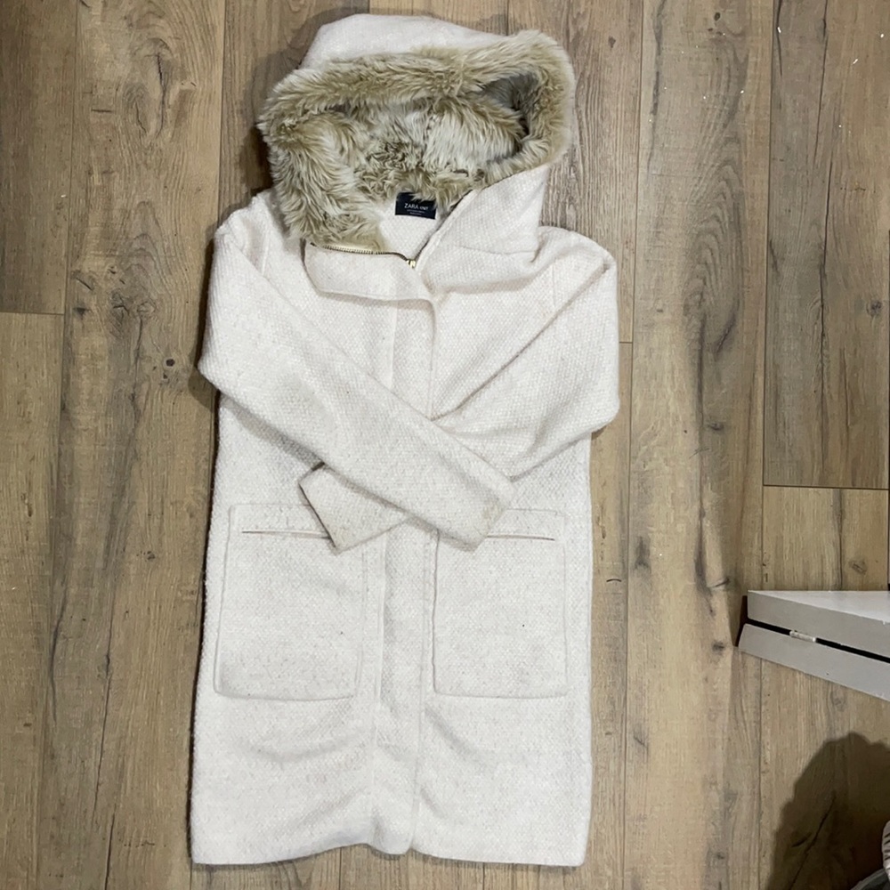 Zara long knit sweater/jacket